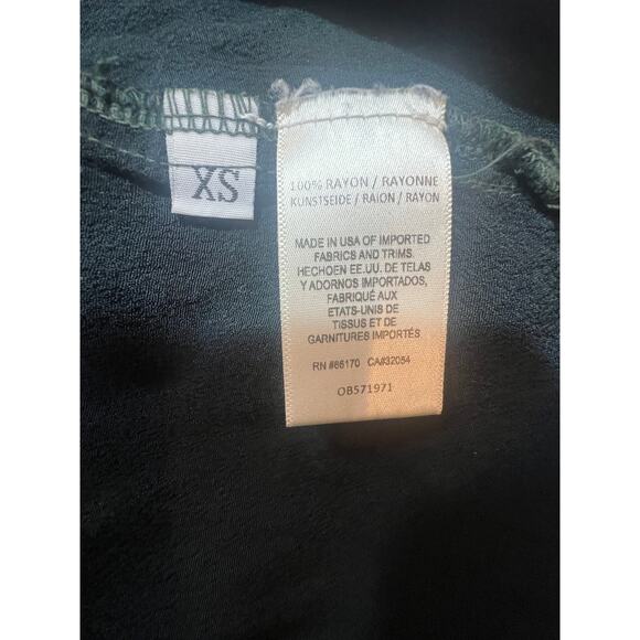 HOLDING HORSES GREACA MIDI   3/4 SLEEVE SPLIT SIDES DRESS WOMENS SIZE XS - Picture 7 of 7